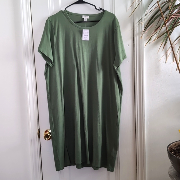 J Crew Short Sleeve T Shirt Dress - Picture 1 of 3